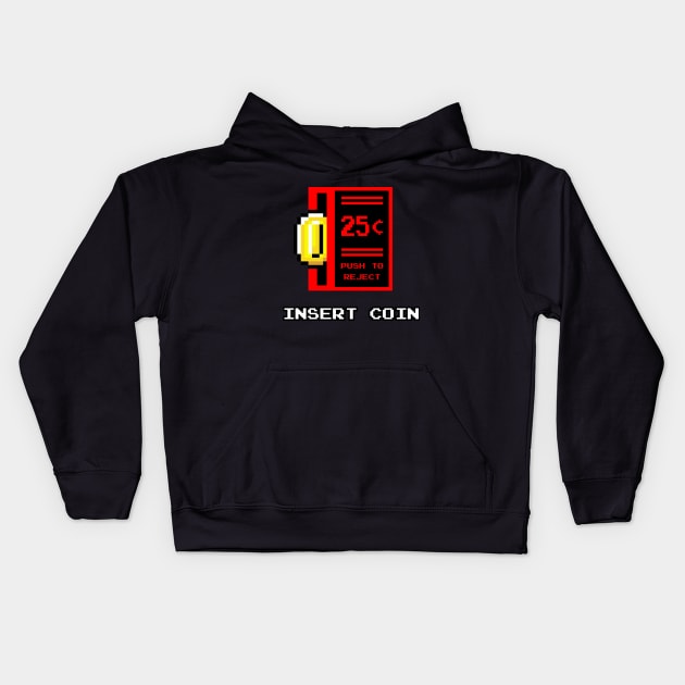 Insert Coin Kids Hoodie by LabRat